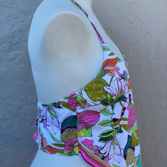 Trina Turk Botanical Handkerchief Tankini floral - Picture 5 of 14